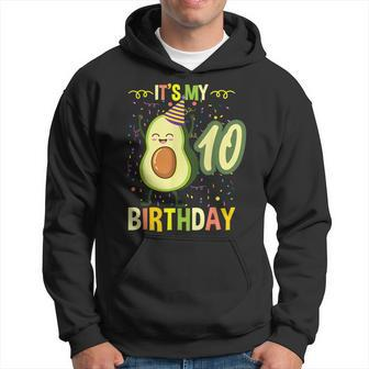 Its My 10Th Birthday Avocado Hoodie - Monsterry