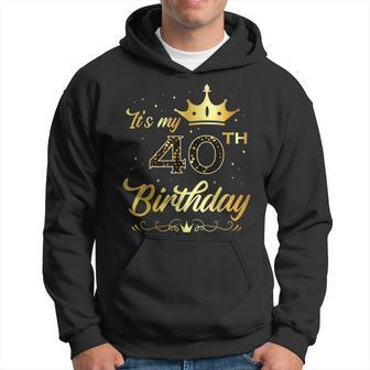 It's My 40 Year Old Birthday Party 40Th B-Day Matching Hoodie - Seseable