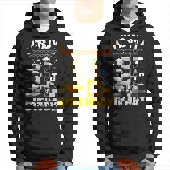 It's My 5Th Birthday Boys Construction Excavator 5 Years Old Hoodie | Seseable CA