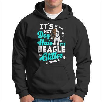 It's Not Dog Hair It's Beagle Glitter Beagle Owner Hoodie | Mazezy