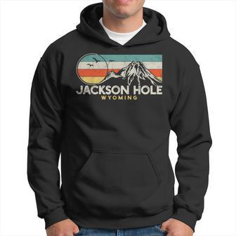Jackson Hole Wyoming Travel Retro Hoodie - Monsterry CA