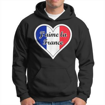 J'aime La France Flag I Love French Culture Paris Francaise Hoodie - Monsterry