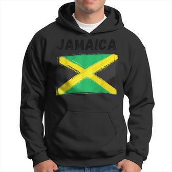 Jamaica Flag Holiday Vintage Grunge Jamaican Flag Hoodie - Thegiftio UK