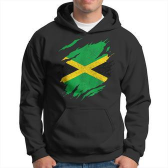 Jamaica Flag Jamaican Pride Reggae Music Vintage Jamaica Hoodie - Thegiftio UK