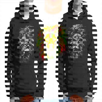 Jamaica Lion Dread Locks Hoodie - Seseable