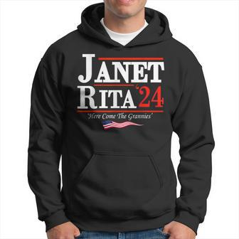 Janet And Rita 2024 Here Come The Grannies Hoodie - Seseable