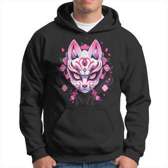 Japanese Sakura Mask Anime Manga Techwear Kawaii Hoodie - Seseable