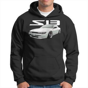 Jdm Car S13 240 180 Drift Coupé Super White Hoodie - Monsterry DE