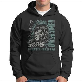 Jesus Is King Lion Of Judah Bible Faith Graphic Christian Hoodie | Mazezy