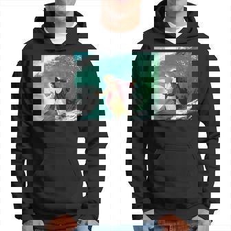 Jesus Walking Water Evangelical Christian Hoodie | Mazezy