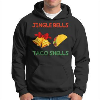 Jingle Bells Taco Shells Christmas Cute Tacos Foodie Hoodie - Seseable
