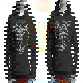 Jirafa Arte Colorido Animales Zoo Jirafa Sudadera - Regaloses
