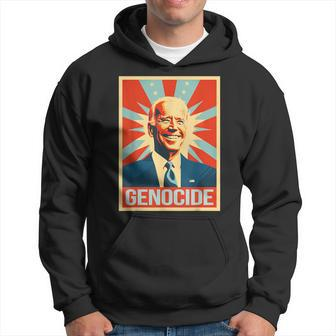 Joe Biden Genocide Anti Biden Conservative Political Hoodie | Mazezy AU