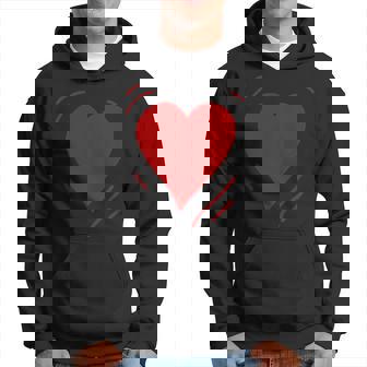 Joli Logo En Forme De Cœur Rouge Sweat à capuche - Cadeauxyz