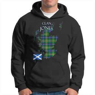 Jones Scottish Clan Tartan Scotland Hoodie - Monsterry