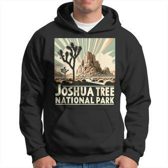 Joshua Tree National Park Vintage Hiking Camping Outdoor Hoodie | Mazezy AU