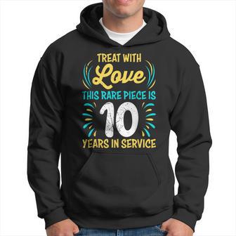 Jubilee Treat With Love 10 Years In Service Colleague Hoodie | Mazezy