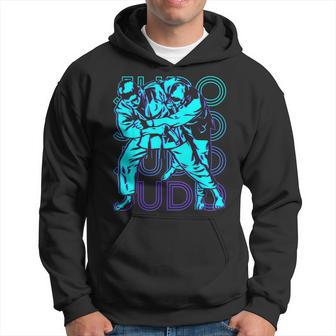 Judo Retro S Kapuzenpullover - Geschenkecke