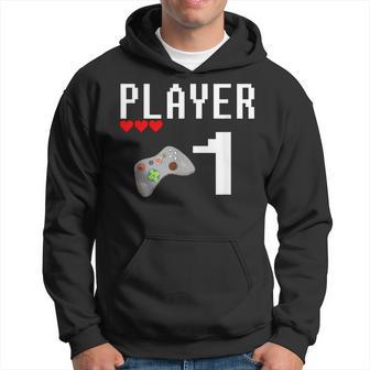 Jugador 1 Jugador 2 Camisa A Juego Para Pareja Jugador Sudadera - Regaloses