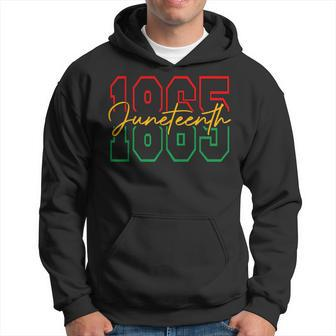 Junenth 2024 Celebrate Black Freedom 1865 History Month Hoodie - Seseable