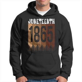 Junenth June 19Th 1865 Freedom Day Melanin Hoodie - Seseable