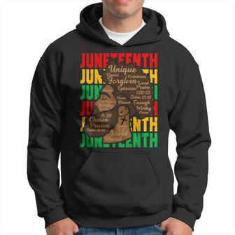 Junenth Proud Black African Fathers Day Black History Hoodie - Thegiftio UK