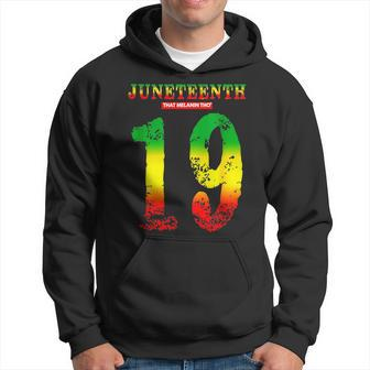 Junenth Vibes June 19Th 1865 Black Owned Brand Junenth Hoodie - Monsterry UK