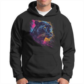 Jungle With Majestic Jaguar Hoodie - Thegiftio UK