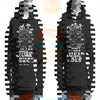 Just A Boy Who Loves Monster Trucks Monster Truck Hoodie | Mazezy