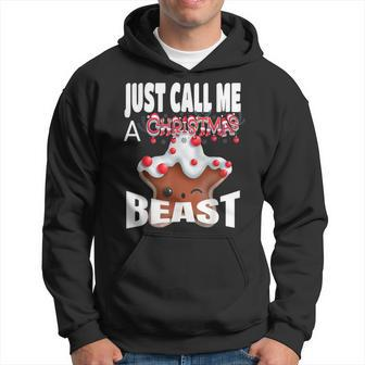 Just Call A Christmas Beast Cute Ginger Bread Star Cookie Hoodie - Monsterry DE