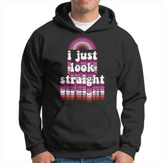I Just Look Straight Cute Lesbian Lgbtq Gay Pride Hoodie - Monsterry CA
