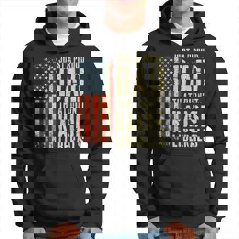 Just A Proud Dad That Didn't Raise Liberals Hoodie - Thegiftio