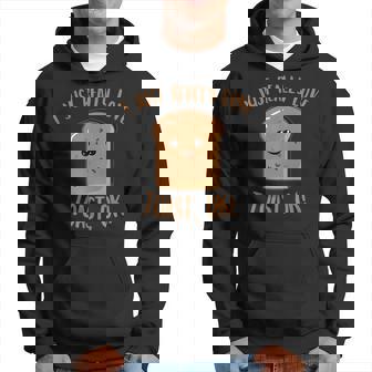 I Just Really Love Toast Ok Kawaii Slice Of Toast Hoodie - Thegiftio