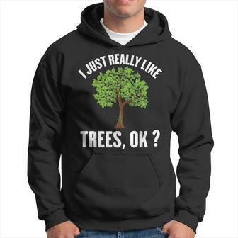 I Just Really Like Trees Ok Tree Hoodie | Mazezy AU