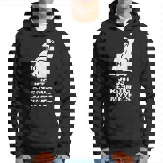 Just Resting My Eyes Fathers Day Chair Joke For Dad Hoodie - Thegiftio
