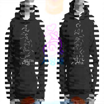 K-Pop Gesto Del Corazón Con El Dedo Letras Coreanas Sudadera - Regaloses
