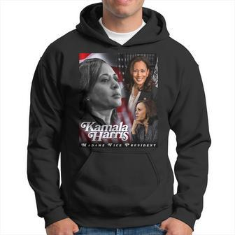 Kamala Harris Madame Vice President For And Women Hoodie - Monsterry