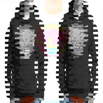 Kawaii Axolotl Ramen Fideos Anime Divertido Japonés Camiseta Sudadera - Regaloses