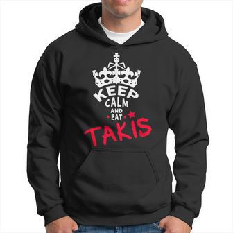 Keep Calm And Eat Takis White Foodies Hoodie - Monsterry CA