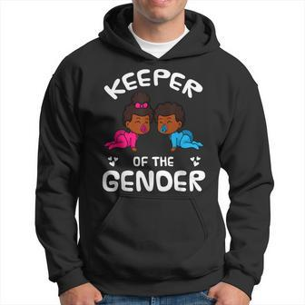 Keeper Of The Gender Reveal Announcement African American Hoodie - Monsterry