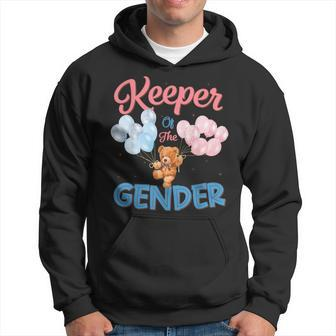 Keeper Of The Gender Reveal Baby Bear Balloons Party Hoodie - Monsterry AU