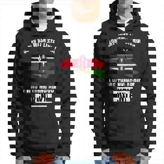 Kenya Lover Sorry I Wasn't Listening Thinking About Kenya Hoodie - Thegiftio