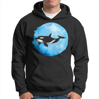 Killer Whale Orca Hoodie - Seseable