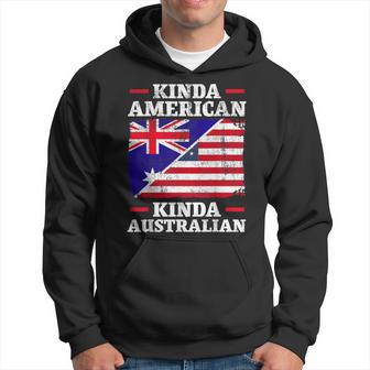 Kinda American Kinda Australian America Australia Usa Hoodie - Monsterry DE