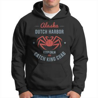 King Crab Dutch Harbor Alaska Hoodie - Monsterry DE