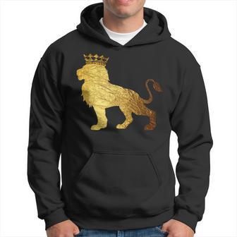 King Lion Crown -Cool African King Lion Hoodie - Monsterry UK