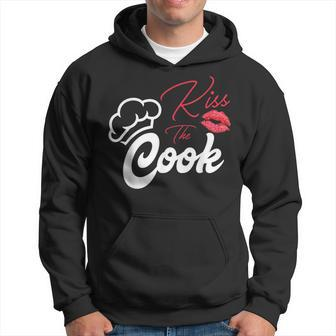 Kiss The Chef Baker Lovely Valentine Day For Chef Hoodie - Monsterry