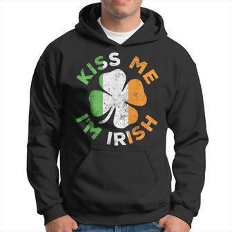 Kiss Me I'm Irish Saint Patrick Day Hoodie - Thegiftio