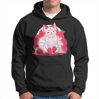 Kitsune Fox Animal Cute Japanese Anime Kawaii Fox Hoodie - Thegiftio UK