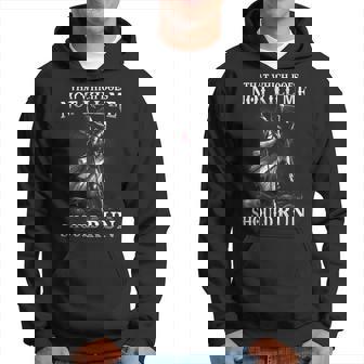 Knight Templar That Which Does Not Kill Me Hoodie - Thegiftio